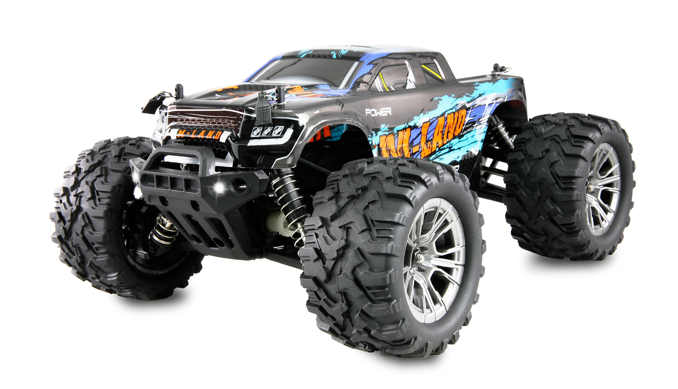 M-Land Monstertruck 48km/h 4WD 1/16 RTR blue