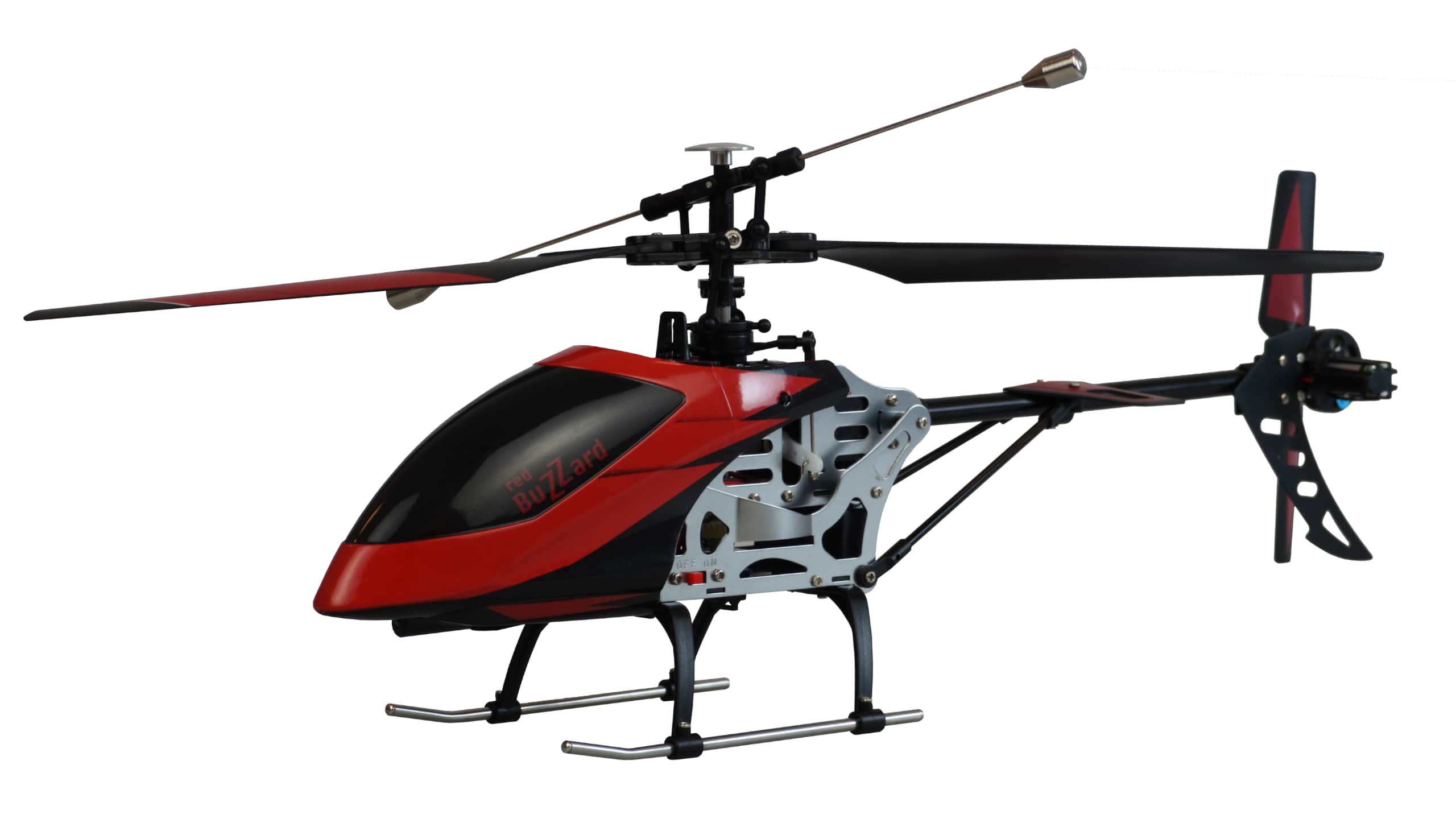 Buzzard V2 Single-Rotor-Helicopter 4CH RTF red