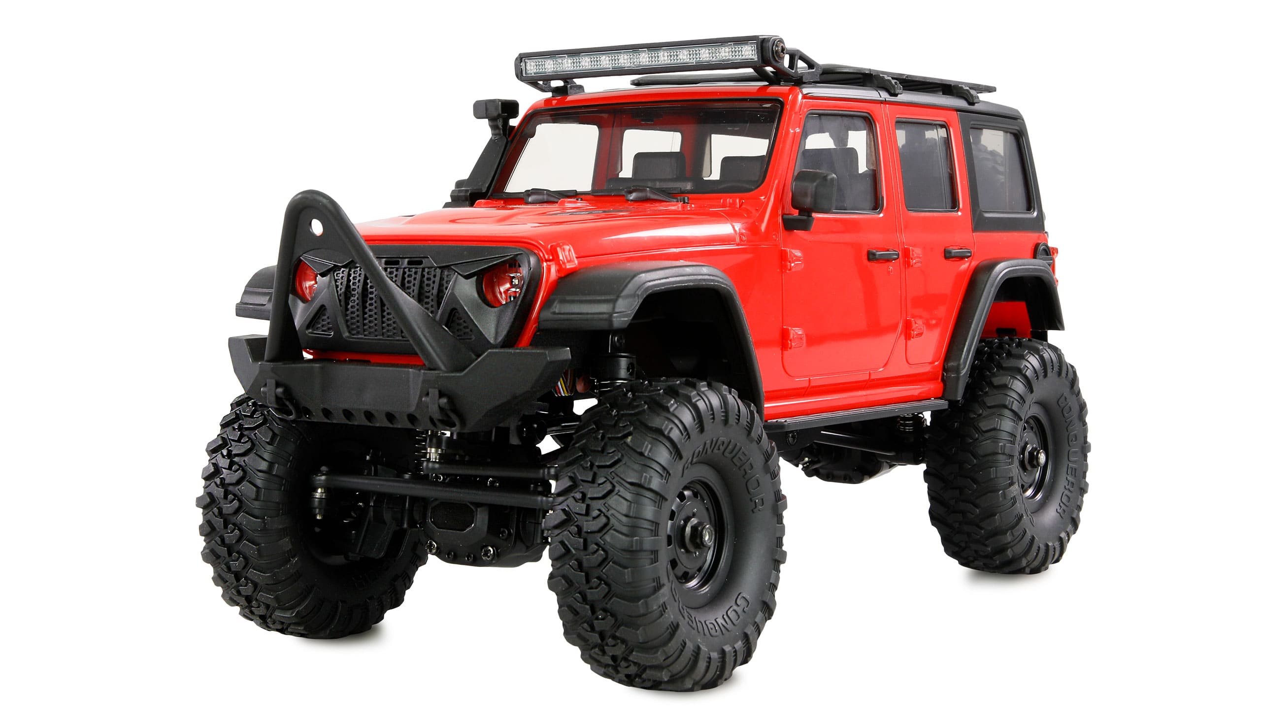 AMXRock Mini-Crosstrail Scale Crawler 4WD 1/16 RTR red