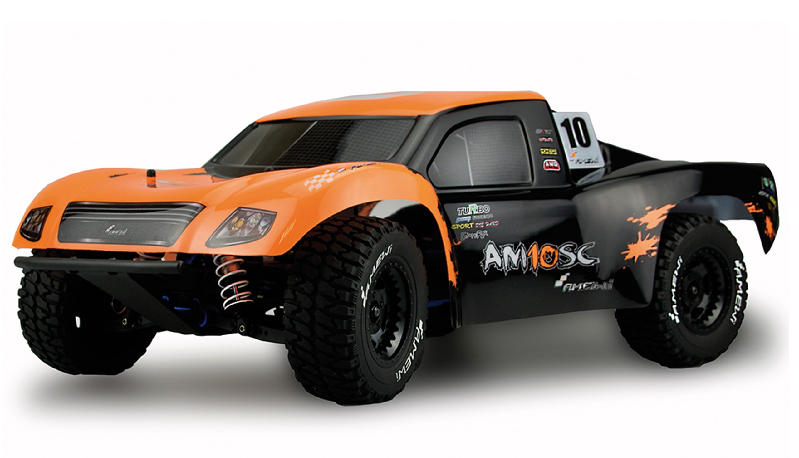 AM10SC Short Course Truck brushless 4WD 1/10 RTR orange/black