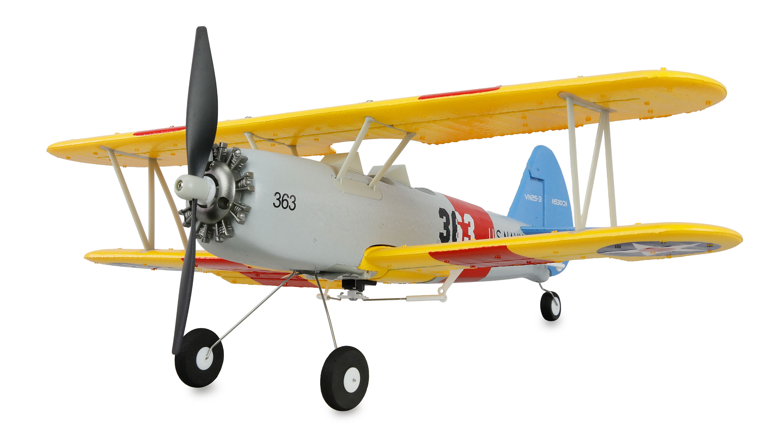 AMXFlight N2S-2 Stearman 360mm 6G/3D 6-Channel RTF
