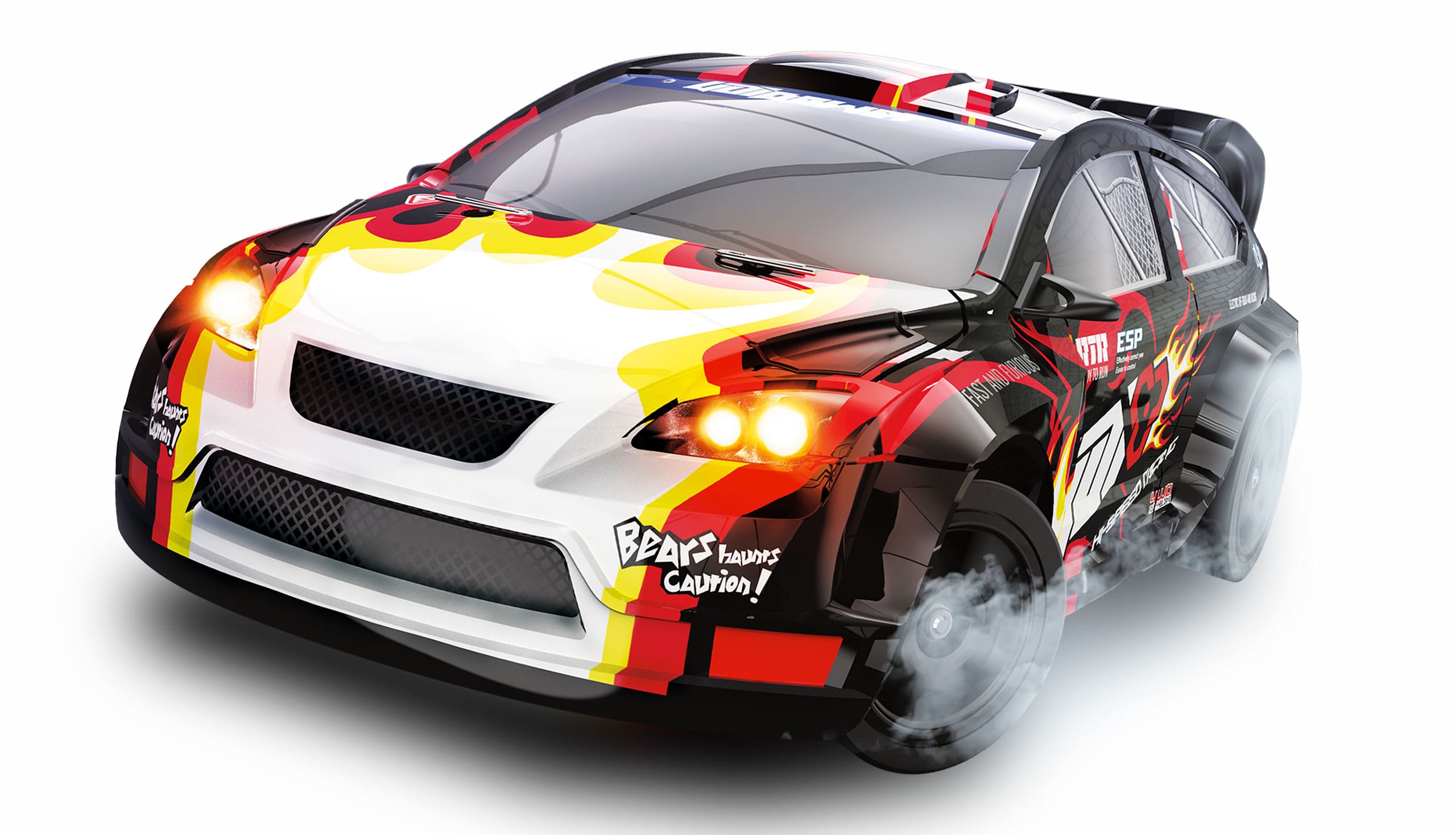 FR16 Rallye Drift Car brushed 4WD 1/16 RTR