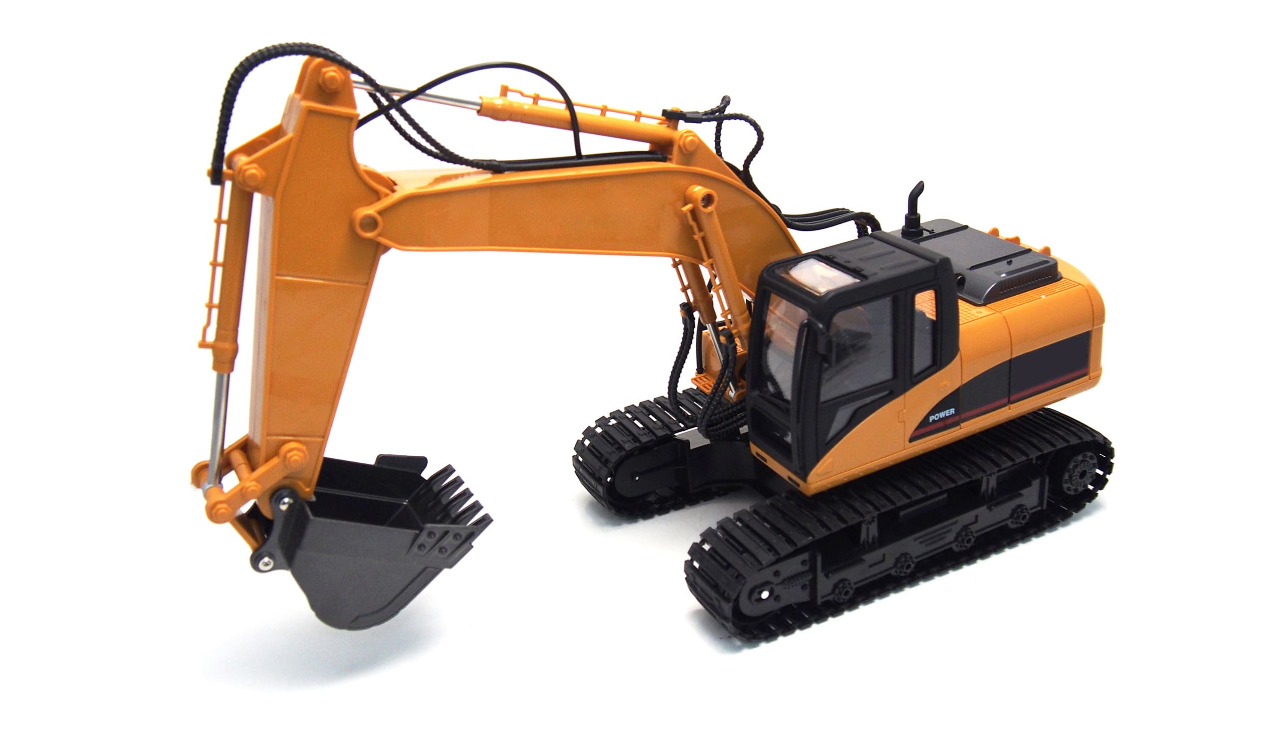 Excavator with Metal Bucket, Light & Sound, 1/14 RTR